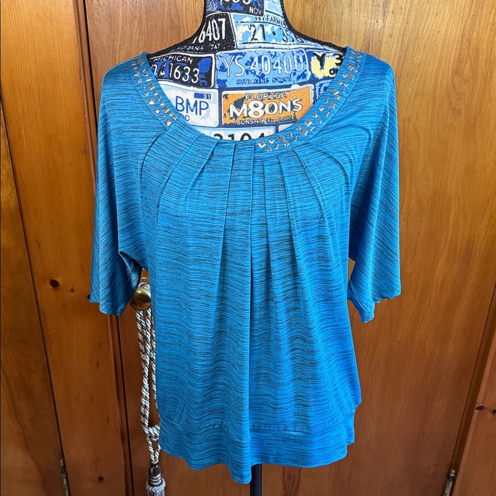 Sag Harbor Stretch Top Petite Large